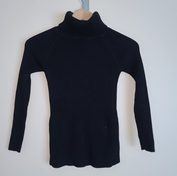 yuna Sweaters - Yuna ribbed Turtleneck size small black.
